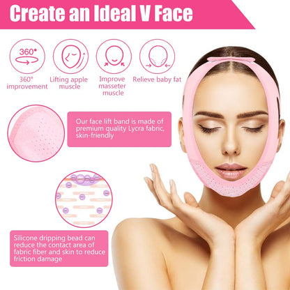 Women'S Double Chin Girdle, Slimming Face Facial Slimming Slimming Face Mask Slimming Mask Bandages V Face Strap Face