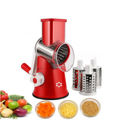 Manual Rotary Cheese Grater with Handle