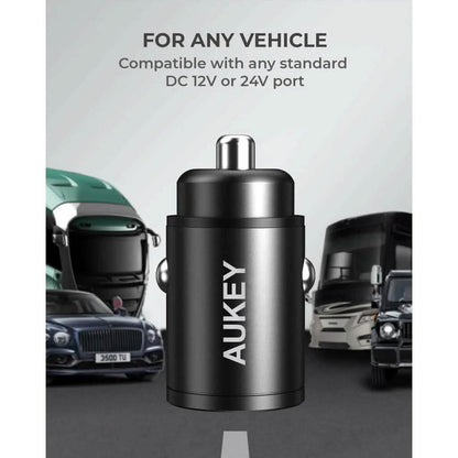 AUKEY Car Charger 30W Dual-Port