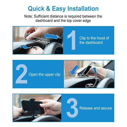 Car Phone Mount Non-Slip Dashboard Phone Holder