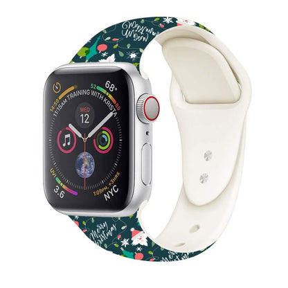 Christmas Silicone Apple Watch Bands