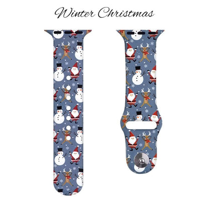 Christmas Silicone Apple Watch Bands
