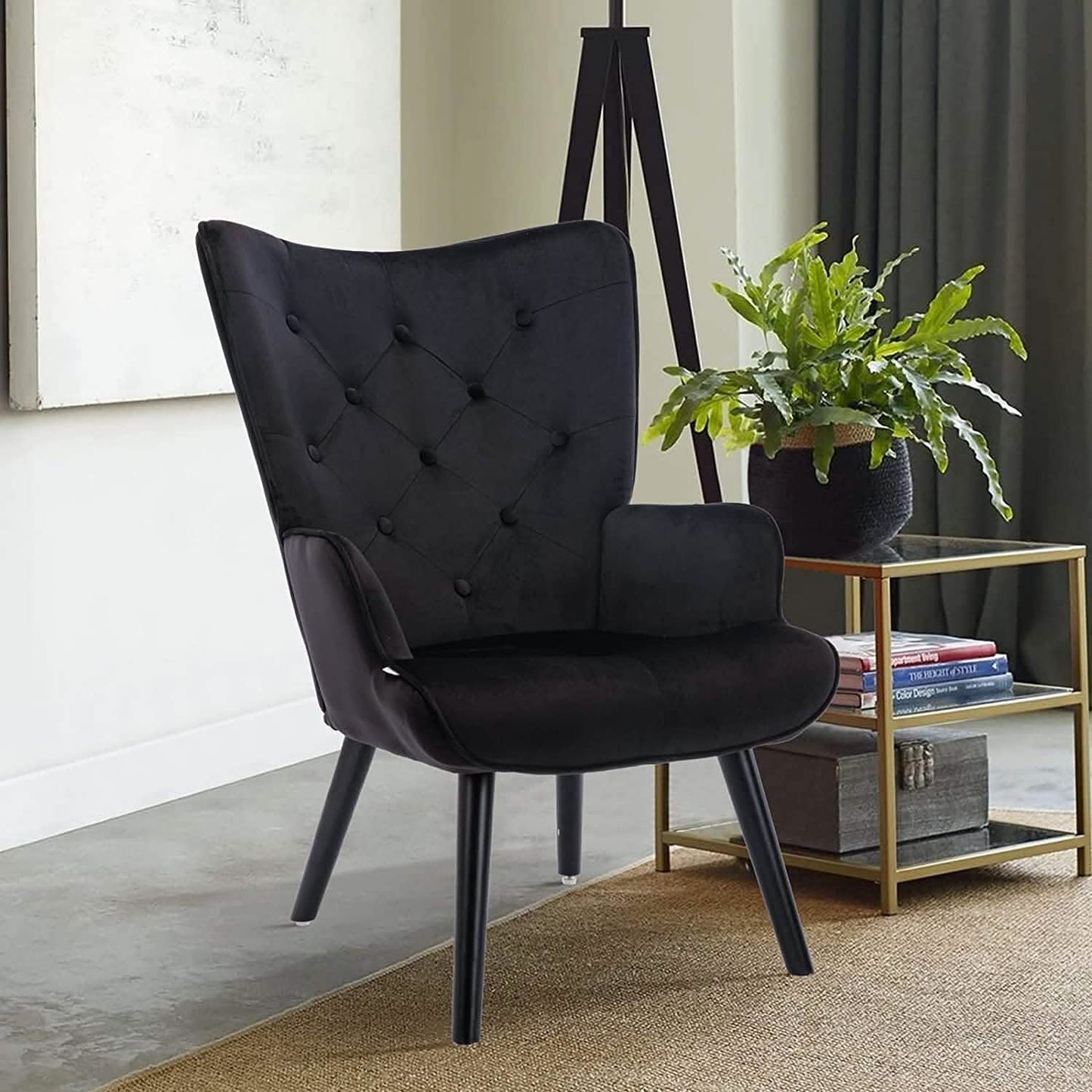 Comfy Lounge Chair with High Back Design