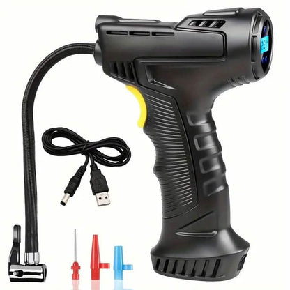 Compact Lightweight Rechargeable Air Pump, Compressors & Inflators with Lithium-Ion Battery