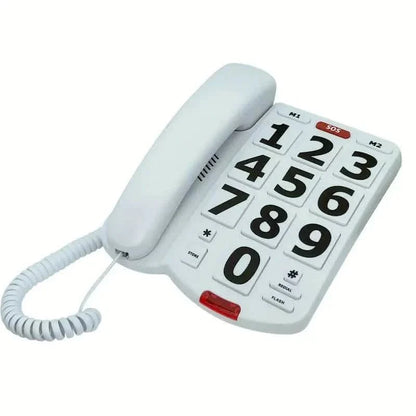 Corded Landline Telephone with Big Buttons for Seniors Home Phone