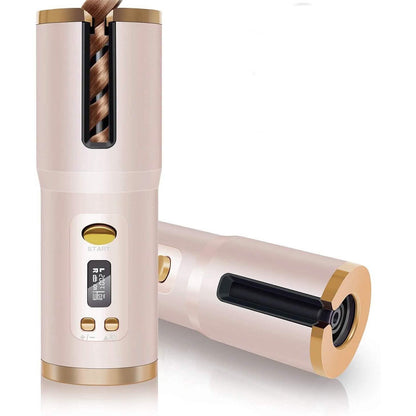 Cordless Automatic Portable Ceramic Barrel Hair Curler
