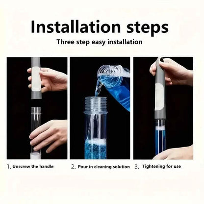 Cordless Electric Spin Scrubber with 6 Brush Heads and Adjustable Long Handle