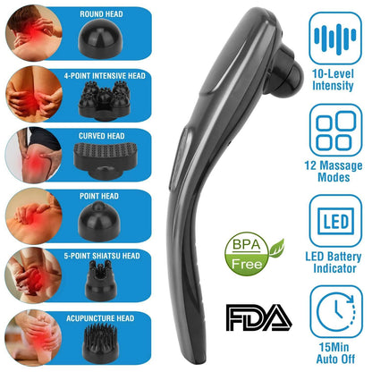 Cordless Handheld Back Massager