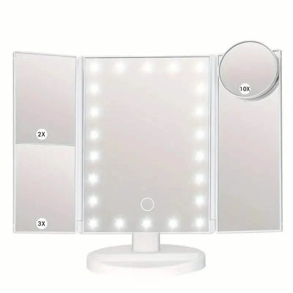 Cosmetic Mirror with Lights and 10X Magnification
