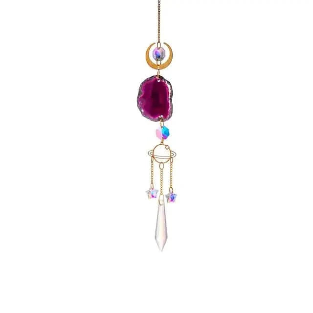Crystal Sun Catcher Pendant Wind Chime Home Decor