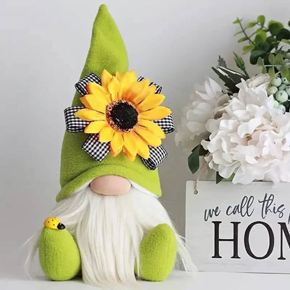 Cuddly Sunflower Bee Doll Ornament
