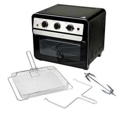 Curtis Stone Dura-Electric 1700-Watt 22L Air Fryer Oven with Rotisserie (Refurbished)