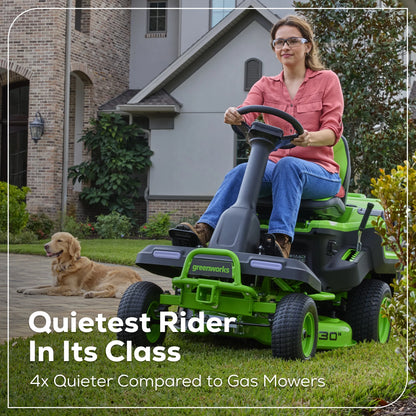 60V 30" Crossovert Riding Lawn Tractor + (2) 8.0 Ah, (2) 4.0 Ah Batteries & 600-Watt Charger 7421902