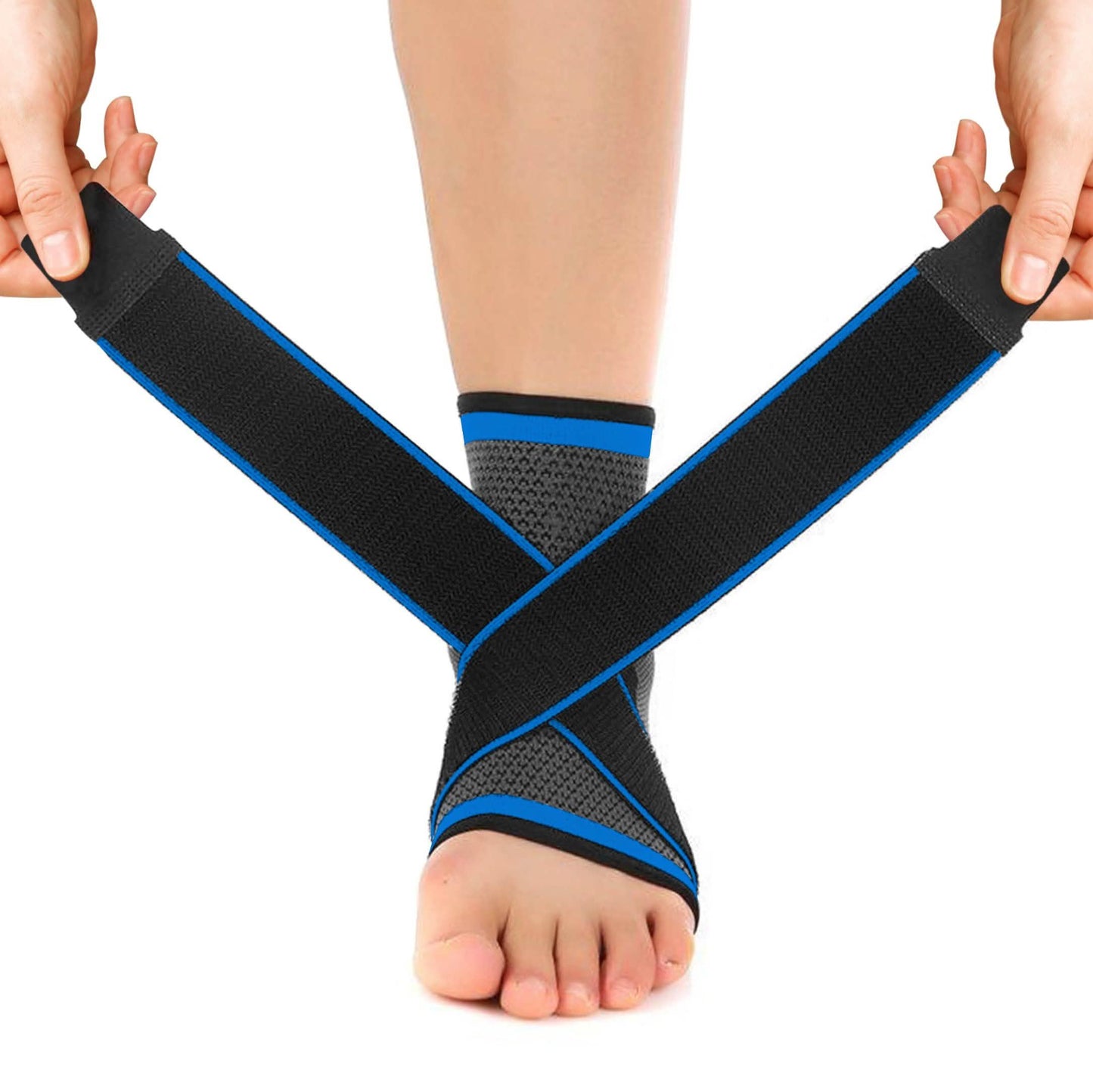 DCF Adjustable Ankle Compression Sleeve for Men and Women