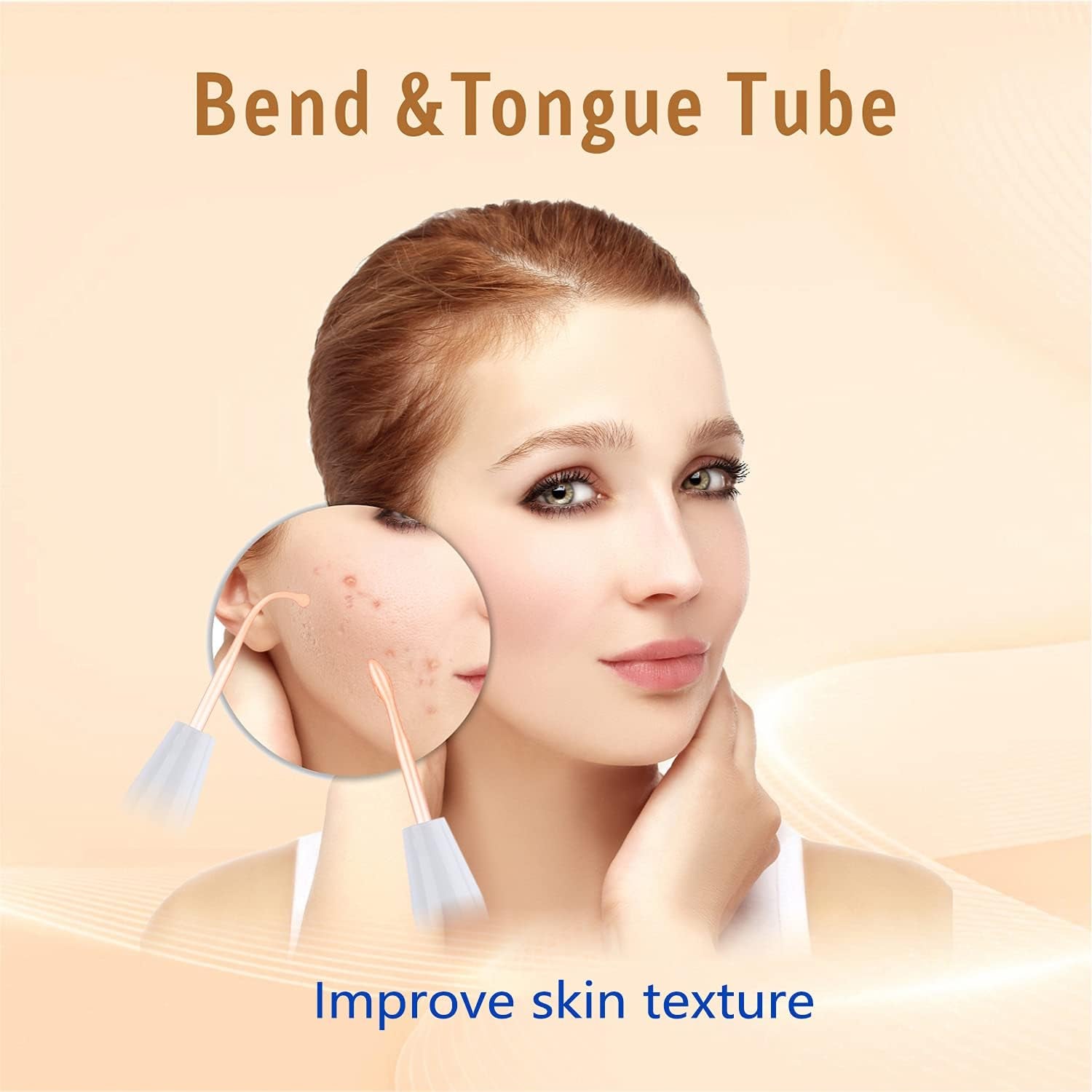 High Frequency Facial Machine Skin Care Tool for Wrinkles Reducing Skin Tightening High Frequency Facial Wand with 4 Tubes
