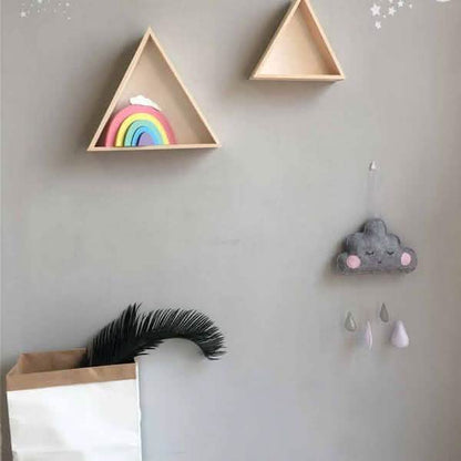 Decorative Cloud Felt Raindrop Pendant