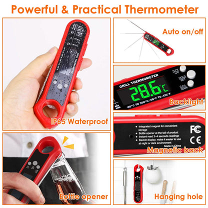 Digital Thermometer BBQ Meat Food Cooking Temperature Tester