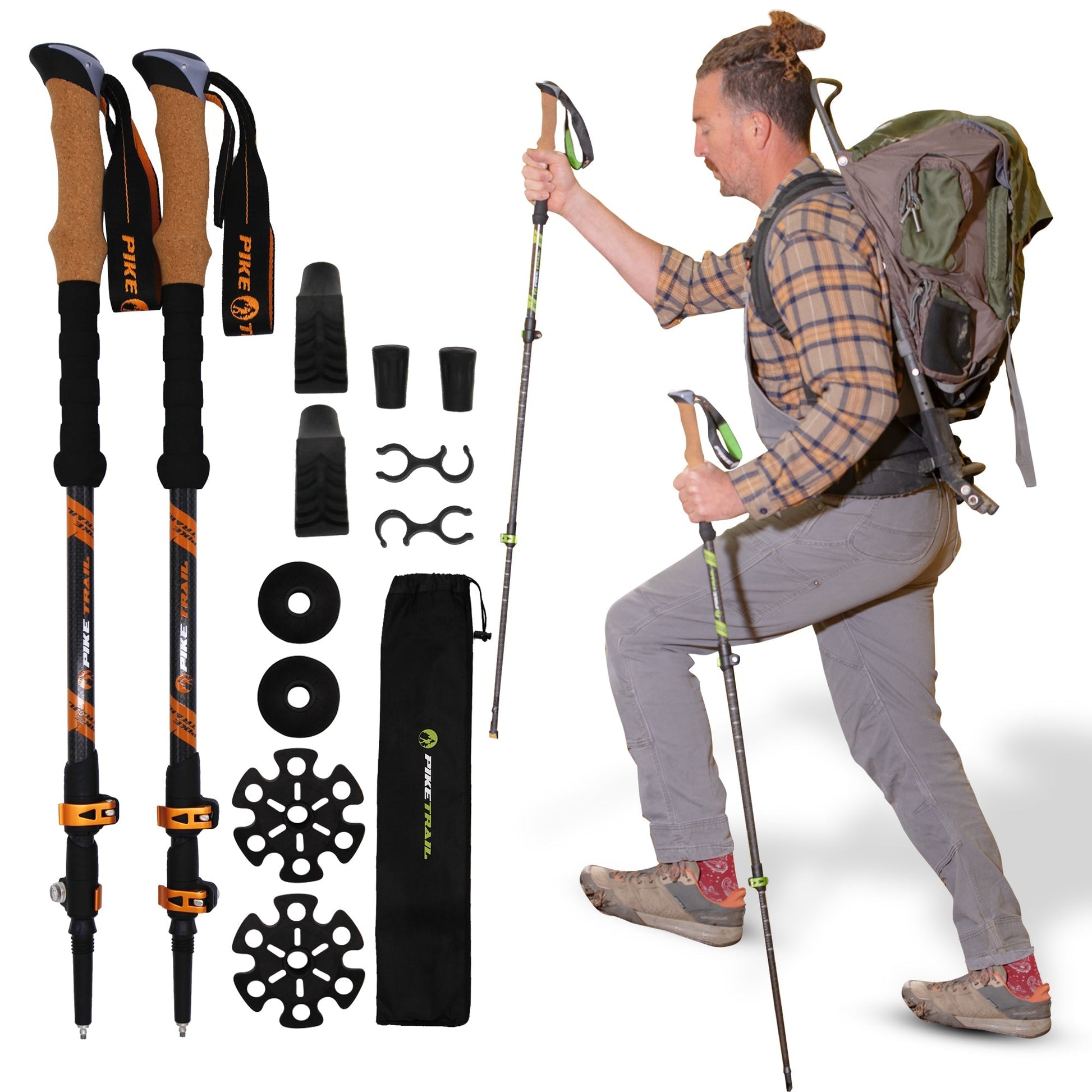 Discover Ultimate Adventure with Lightweight Carbon Fiber Trekking Poles - Lumina Home
