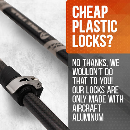 Discover Ultimate Adventure with Lightweight Carbon Fiber Trekking Poles - Lumina Home