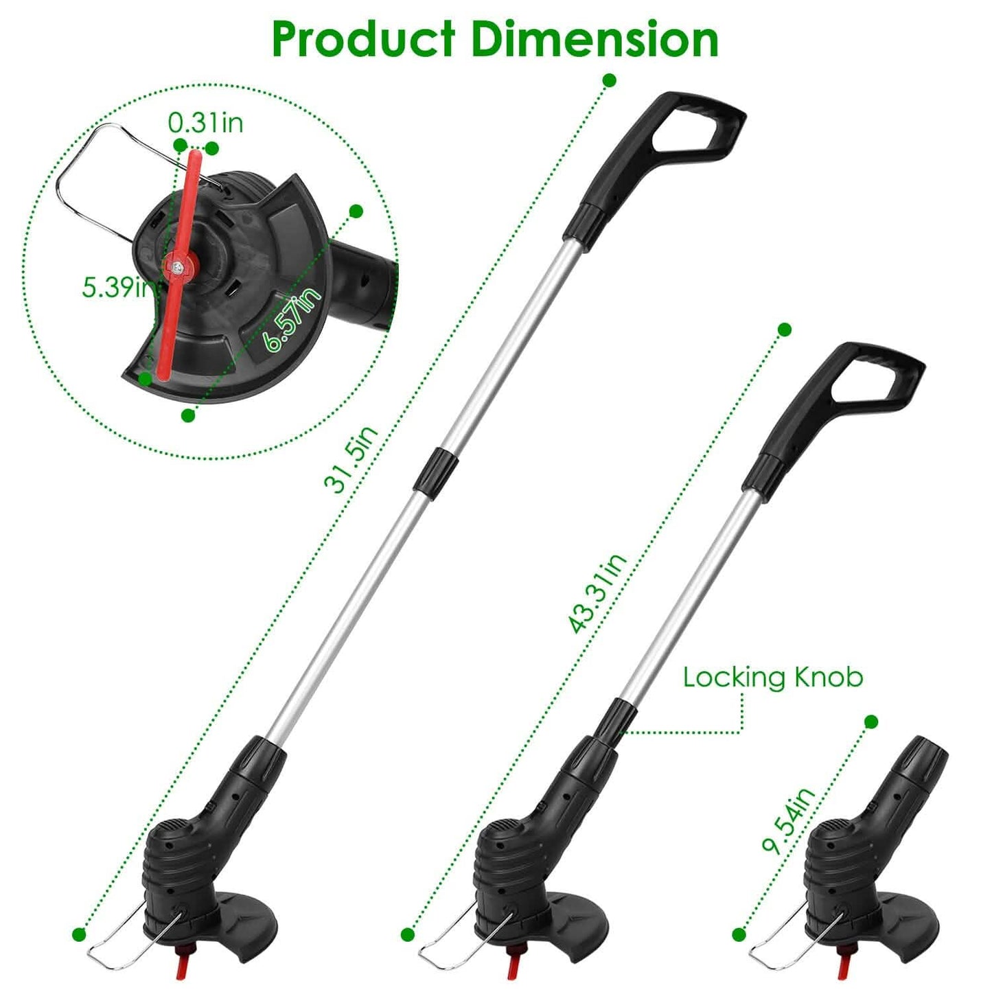 Electric Cordless Grass Trimmer