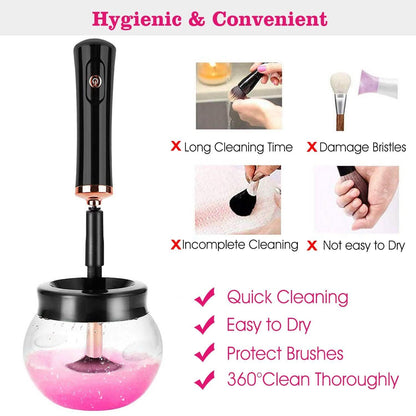 Electric Cosmetic Makeup Brush Cleaner Dryer