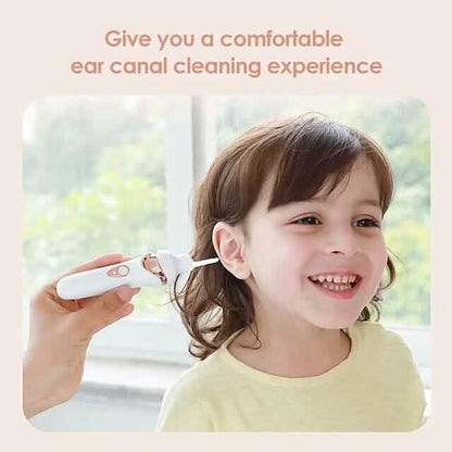 Electric Ear Cordless Safe Vibration Painless Vacuum Ear Wax Pick Cleaner Remover Spiral
