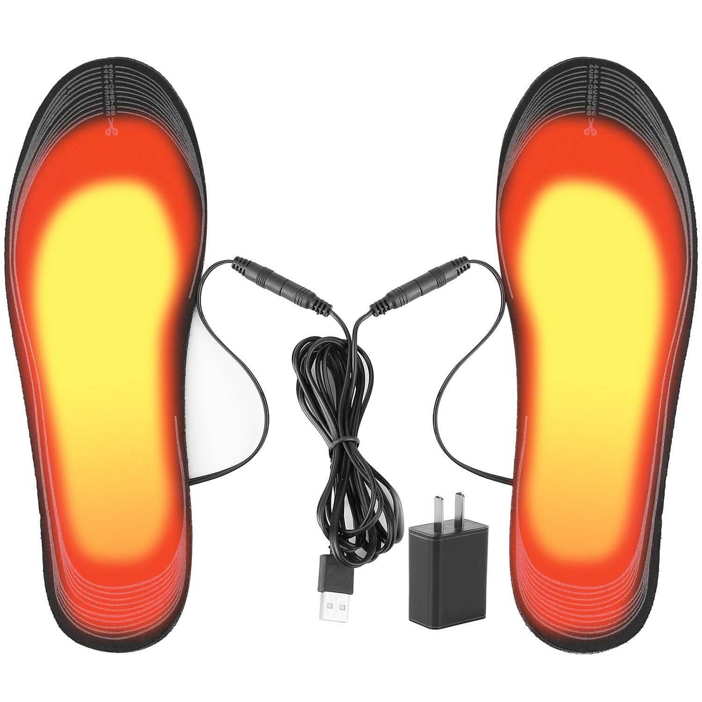 Electric Heated Insoles USB Foot Warmer Pads