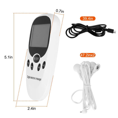 Electric Muscle Stimulator with Electrode Pads Wires