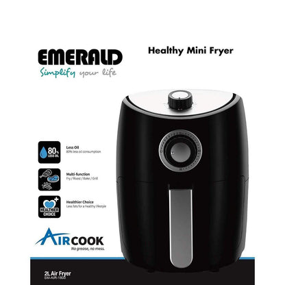 Emerald Compact 2 Liters Mini Air Fryer