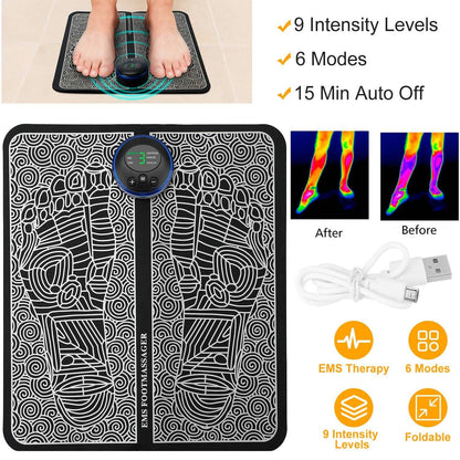 EMS Foot Massage Pad Electric Stimulator