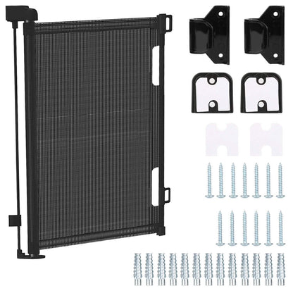 Extra Wide Child Safety Gate Retractable Door