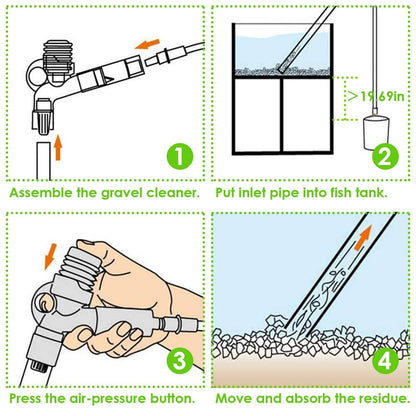 Fish Tank Gravel Cleaner Kit