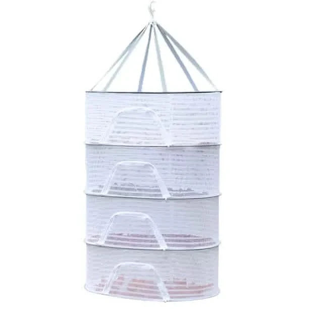 Fishing Net Hanging Dryer Bag Mesh Clothes Drying Basket Rack