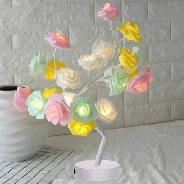 Flower Rose Tree Lamp