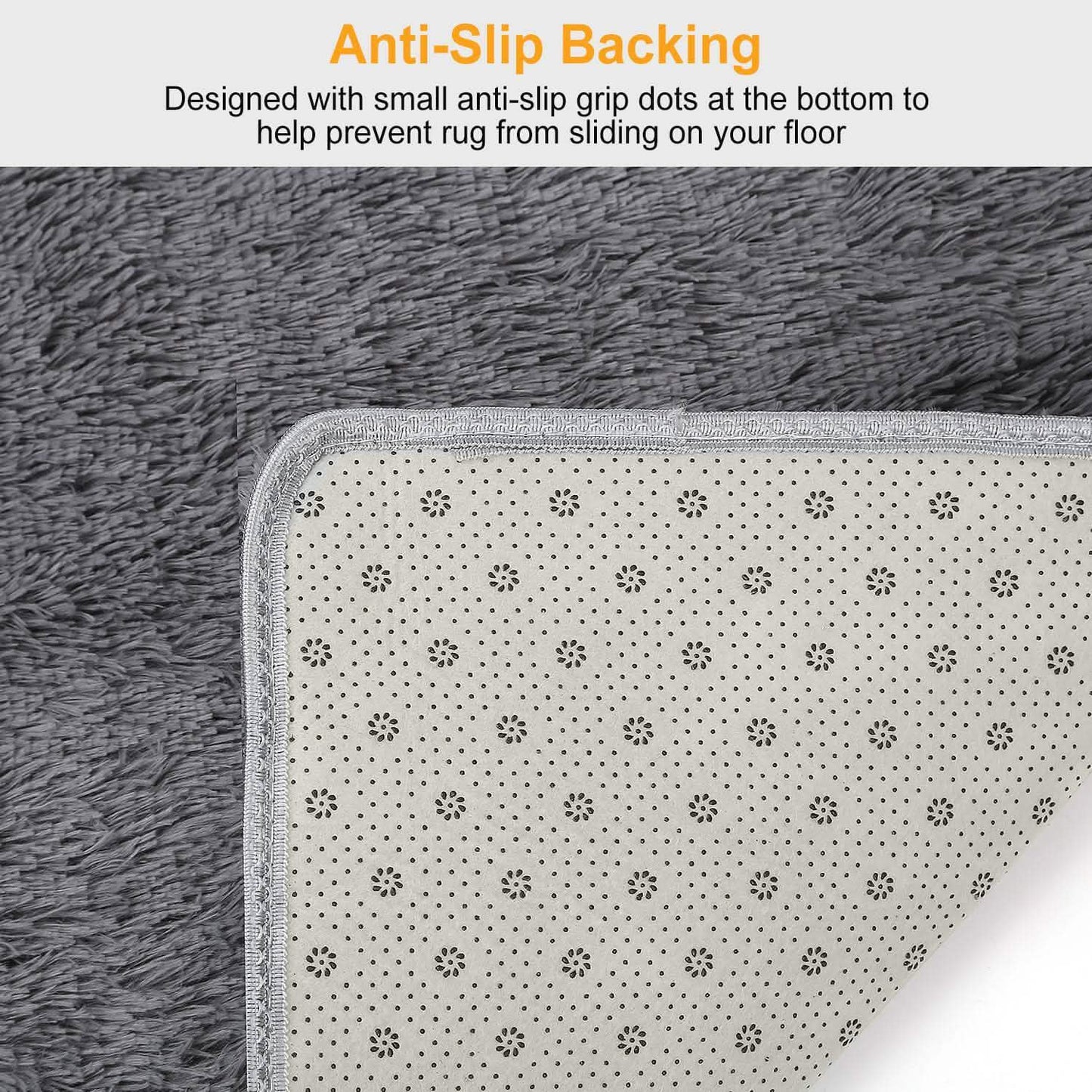 Fluffy Bedroom Anti-Skid Rug