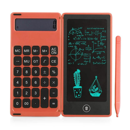 Foldable Calculator & 6 Inch LCD Writing Tablet Digital Drawing