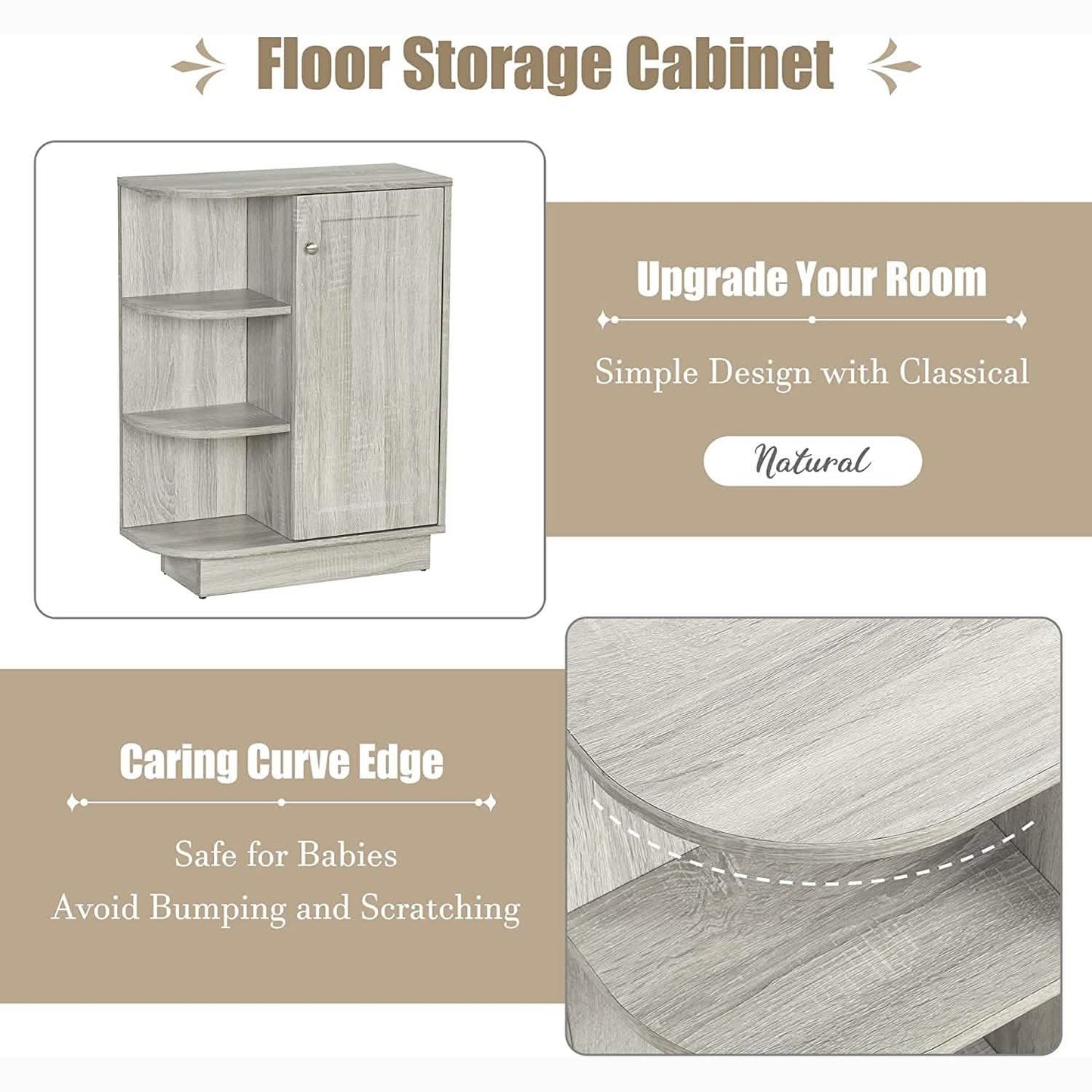 Freestanding Cabinet Bathroom Storage