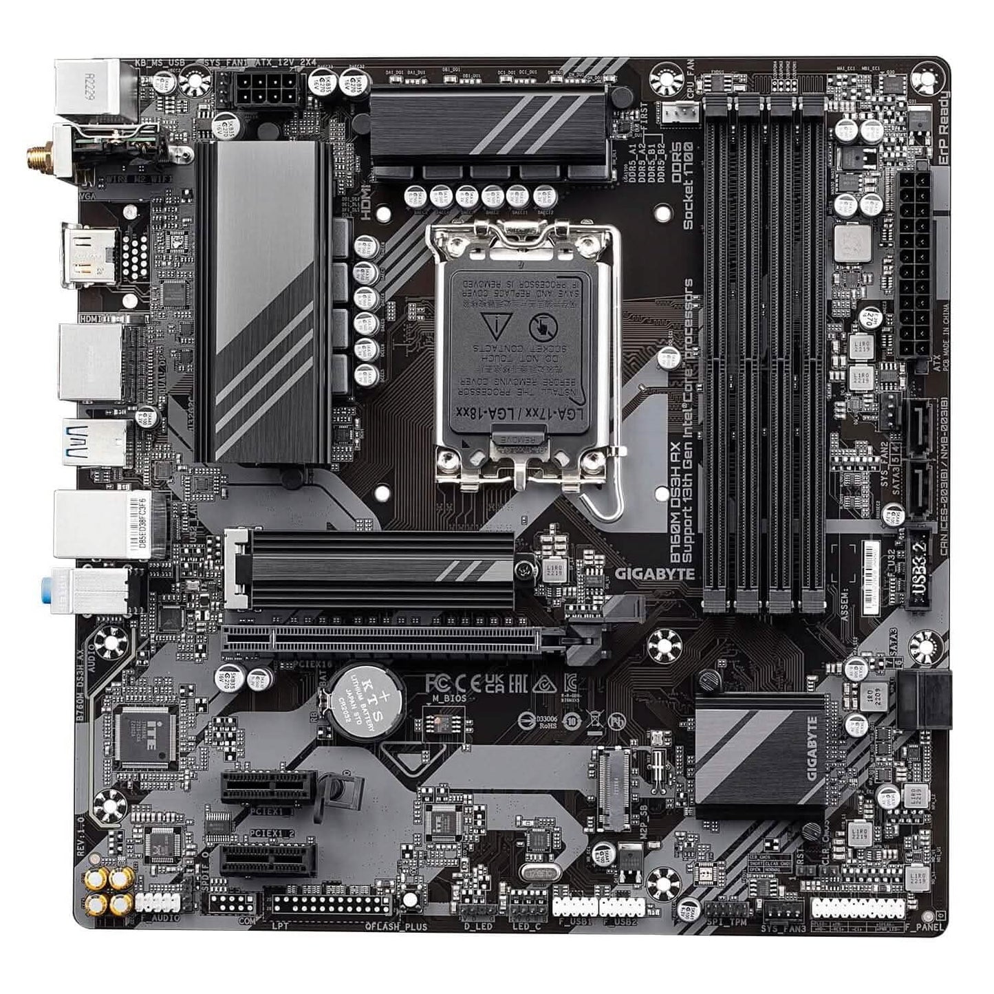 GIGABYTE B760M DS3H AX Motherboard  (Refurbished)