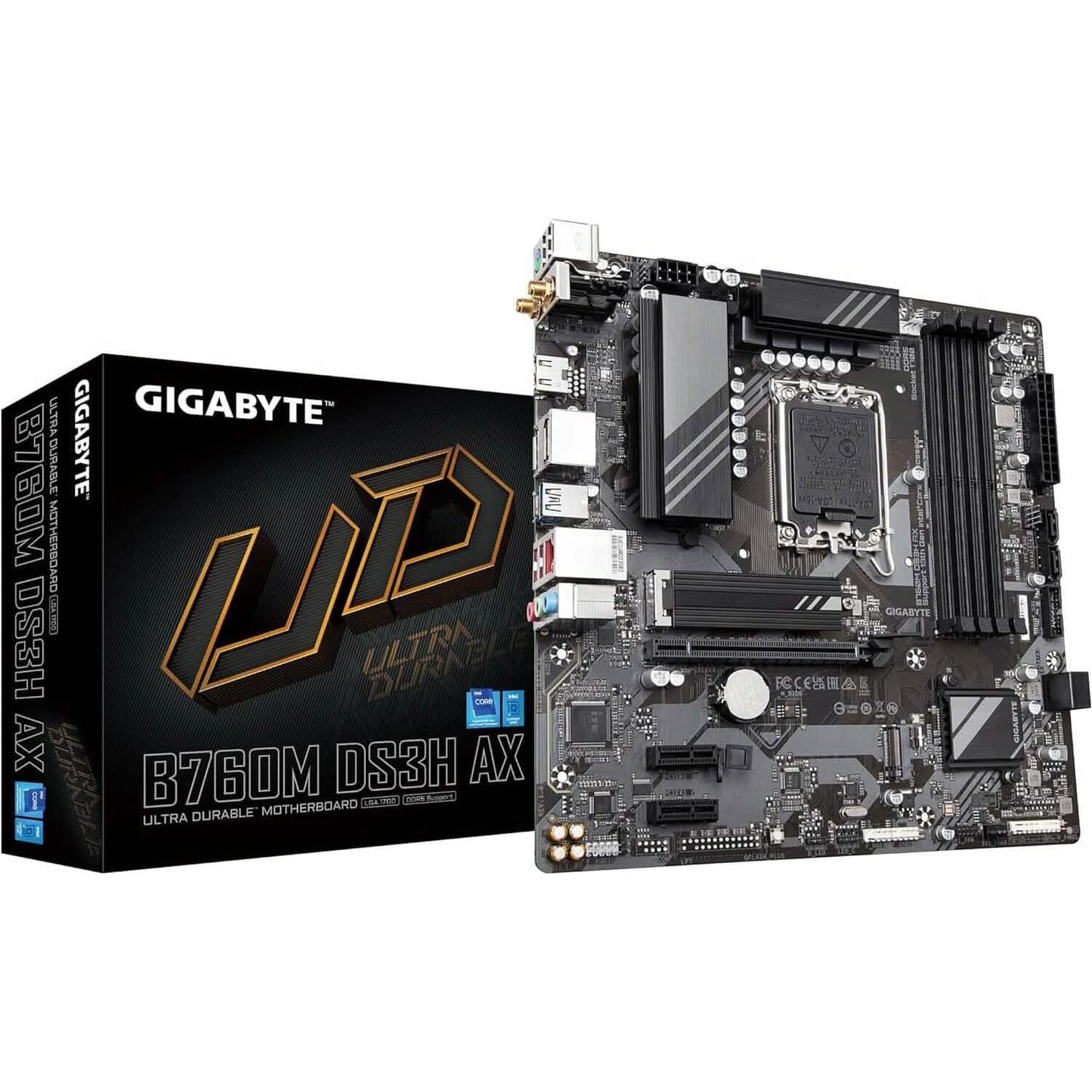 GIGABYTE B760M DS3H AX Motherboard  (Refurbished)