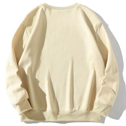 Graphic Print Thermal Sweatshirt