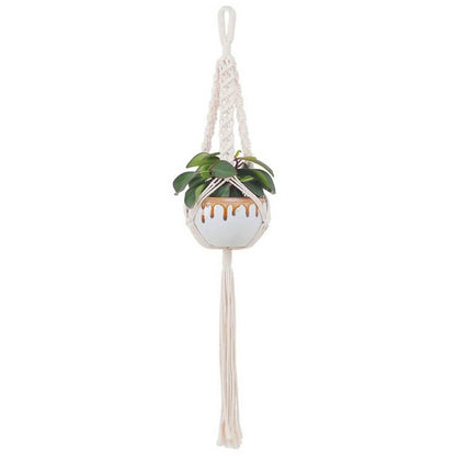 Hand Woven Macrame Tapestry Plant Hanger Holder