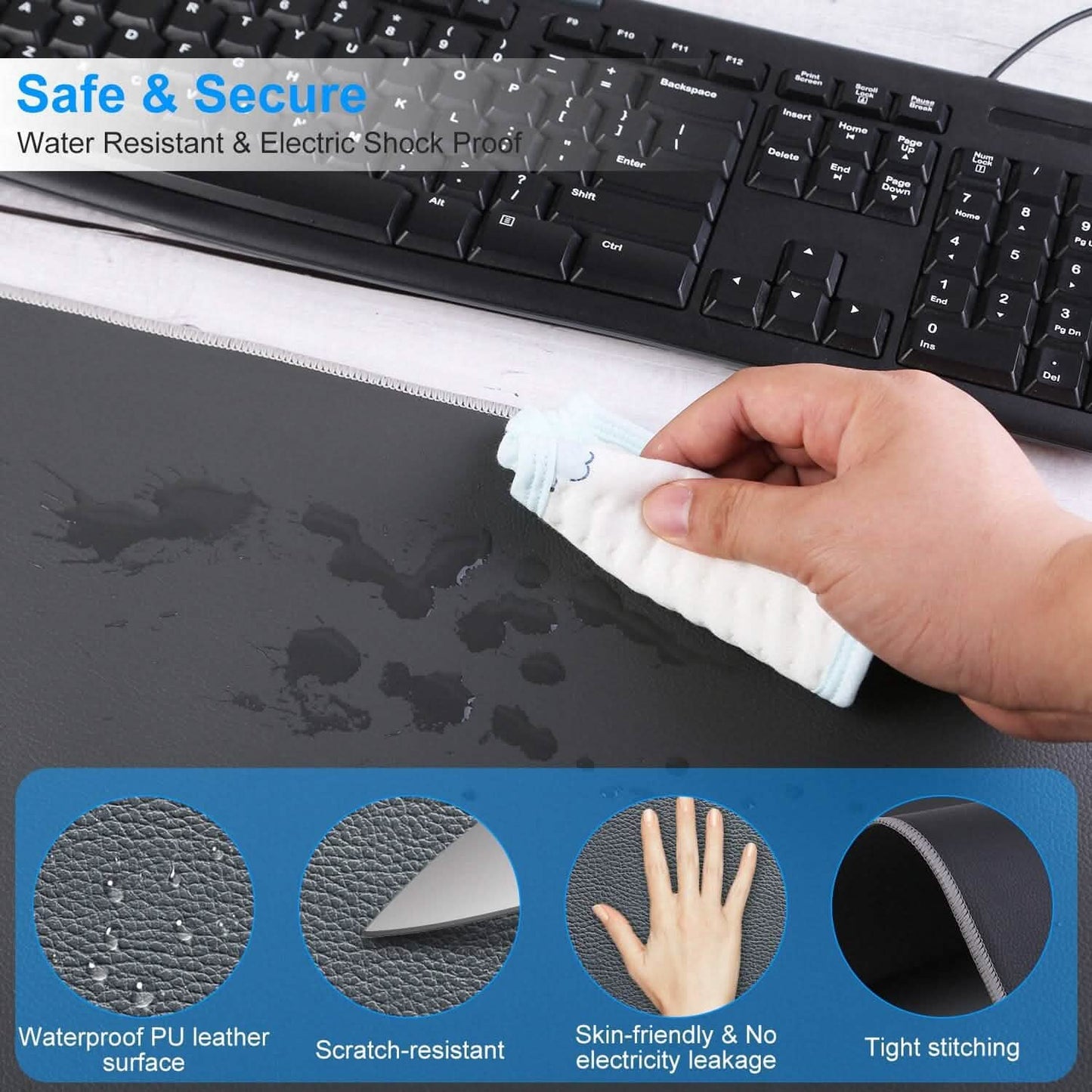 Heated Gaming Mouse Pad Large