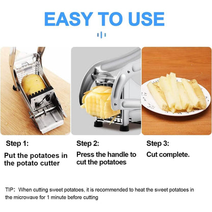 Heavy Duty Stainless Steel Potato Cutter