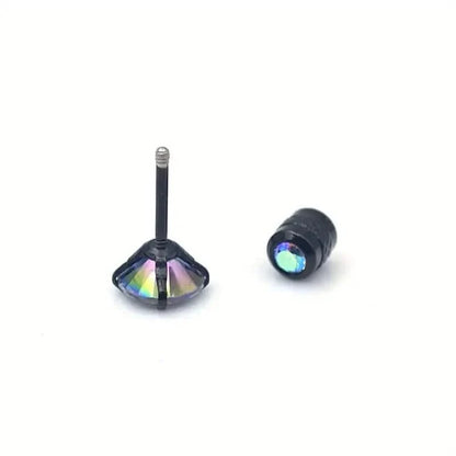 High-End Synthetic Zirconia Earrings