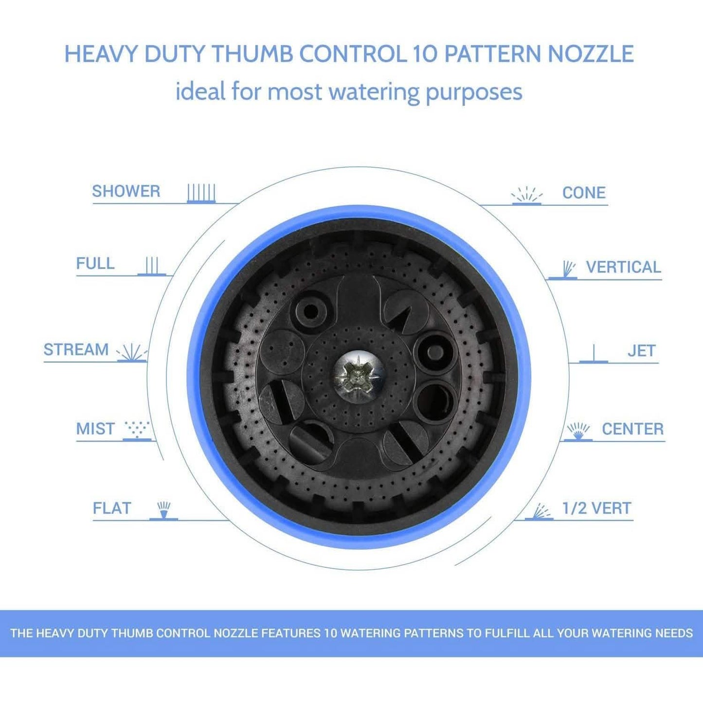 HIGH Pressure Garden Hose Nozzle