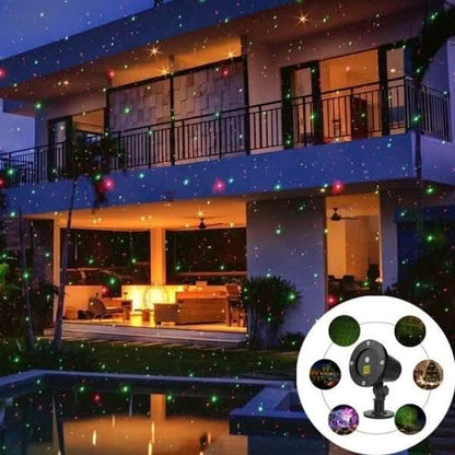 Hot Outdoor Indoor Waterproof Green & Red Laser Projector Light