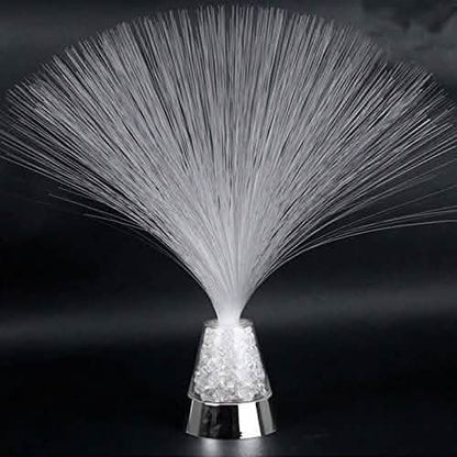 Ice Fiber Optic Light with Color-changing Crystal Base