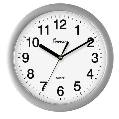Impecca 10" Wall Clock, Silent Mov.