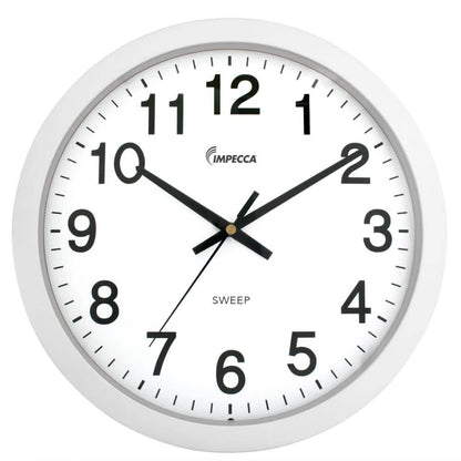 Impecca 10" Wall Clock, Silent Mov.