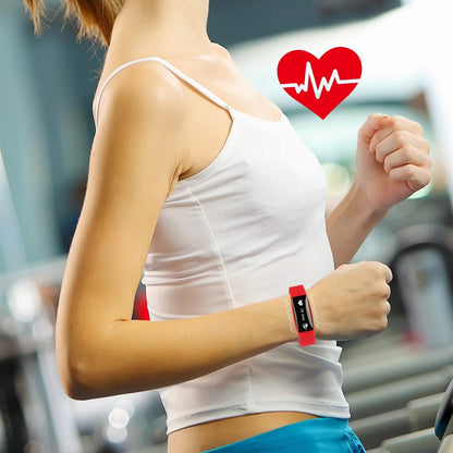 IP67 Fitness Tracker Watch with Heart Rate Monitor and Step Counter